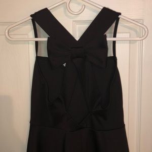 Black cocktail dress